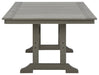 Visola RECT Dining Table w/UMB OPT Homeline Furniture