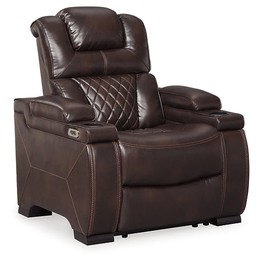 Warnerton PWR Recliner/ADJ Headrest Homeline Furniture