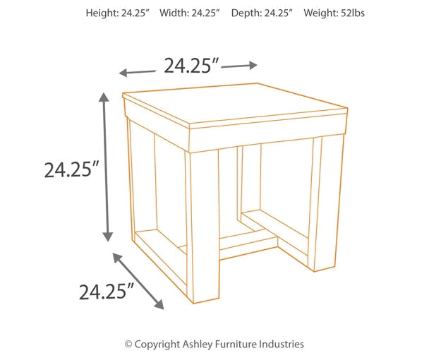 Watson Coffee Table with 1 End Table Homeline Furniture