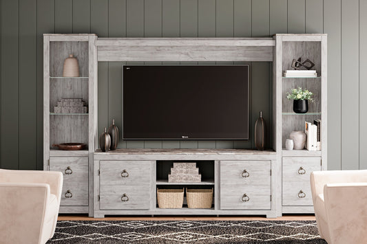 Willowton 4-Piece Entertainment Center Homeline Furniture