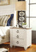 Willowton Queen/Full Panel Headboard with Mirrored Dresser and 2 Nightstands Homeline Furniture