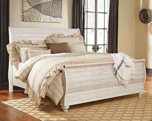 Willowton Queen Sleigh Bed Homeline Furniture