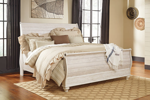 Willowton Queen Sleigh Bed Homeline Furniture