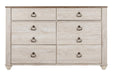 Willowton Six Drawer Dresser Homeline Furniture