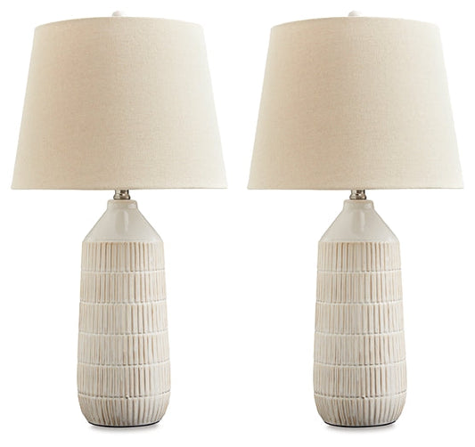 Willport Ceramic Table Lamp (2/CN) Homeline Furniture