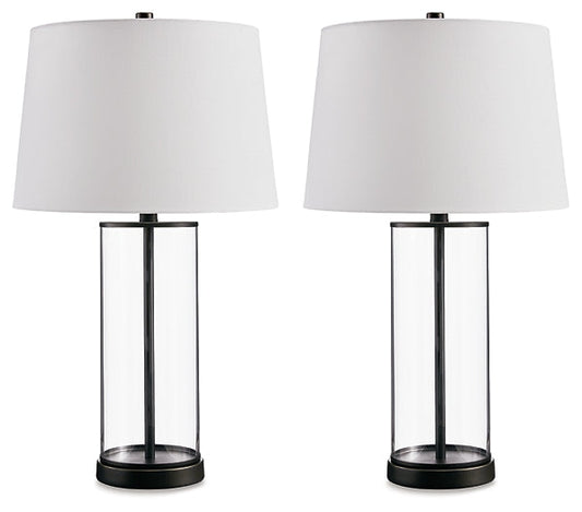 Wilmburgh Glass Table Lamp (2/CN) Homeline Furniture