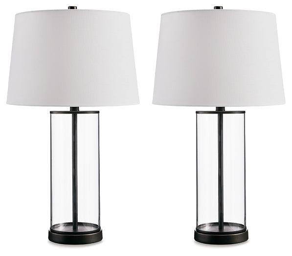 Wilmburgh Glass Table Lamp (2/CN) Homeline Furniture