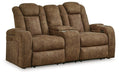 Wolfridge PWR REC Loveseat/CON/ADJ HDRST Homeline Furniture