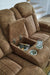 Wolfridge PWR REC Loveseat/CON/ADJ HDRST Homeline Furniture