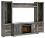 Wynnlow 4-Piece Entertainment Center with Electric Fireplace Homeline Furniture