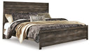 Wynnlow King Panel Bed with Mirrored Dresser, Chest and 2 Nightstands Homeline Furniture