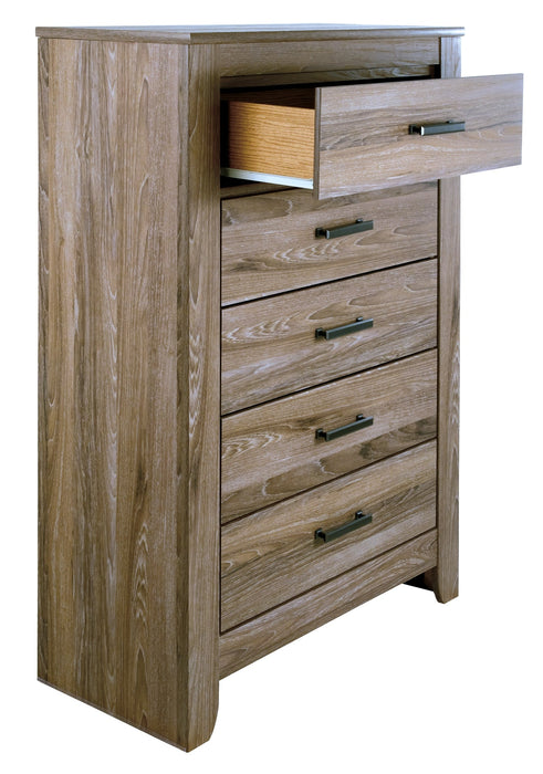 Zelen Five Drawer Chest Homeline Furniture