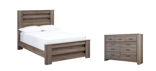 Zelen Full Panel Bed with Dresser Homeline Furniture