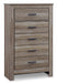 Zelen Full Panel Bed with Mirrored Dresser, Chest and Nightstand Homeline Furniture