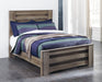 Zelen Full Panel Bed with Mirrored Dresser Homeline Furniture