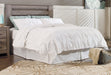 Zelen King/California King Panel Headboard with Mirrored Dresser and 2 Nightstands Homeline Furniture