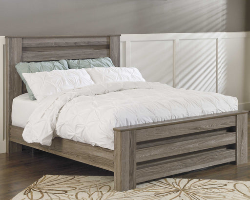 Zelen Queen Panel Bed with Dresser Homeline Furniture