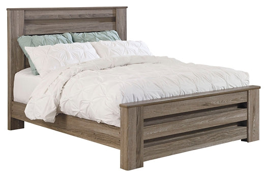 Zelen Queen Panel Bed with Dresser Homeline Furniture