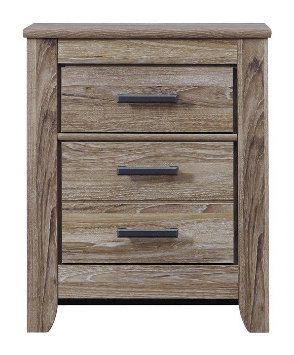 Zelen Two Drawer Night Stand Homeline Furniture