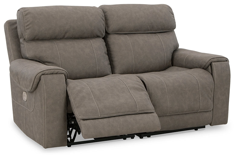 Starbot 2-Piece Power Reclining Sectional Loveseat