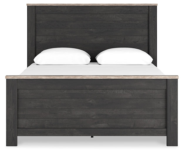 Nanforth Queen Panel Bed with Dresser and Nightstand