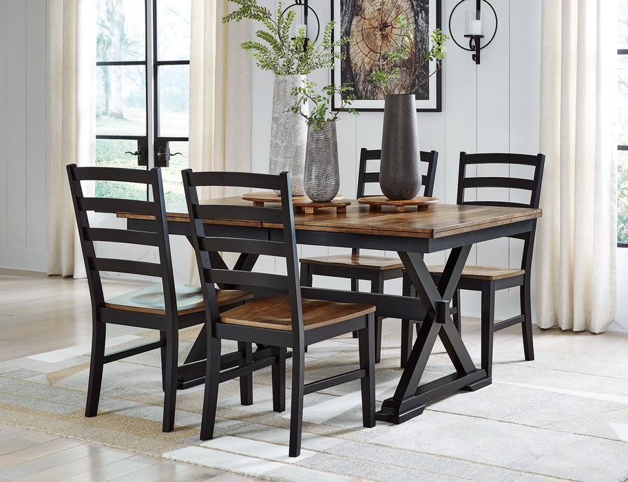 Wildenauer Dining Table and 4 Chairs