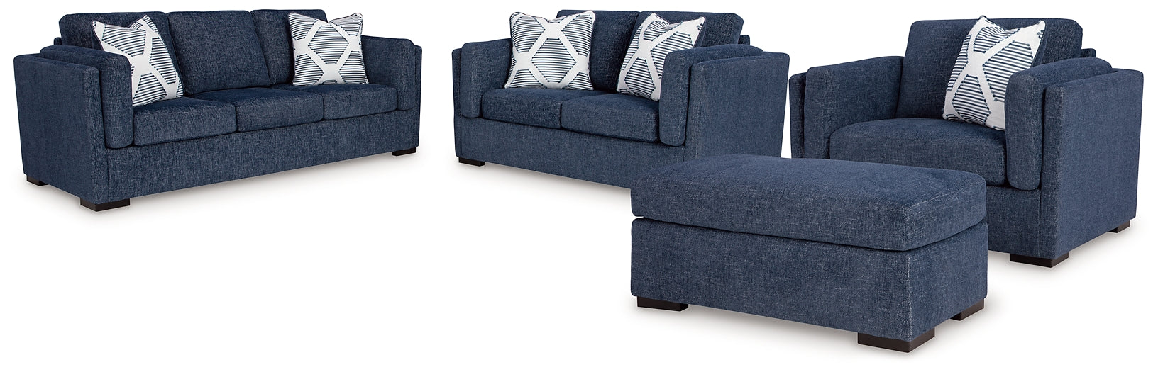 Evansley Sofa, Loveseat, Chair and Ottoman