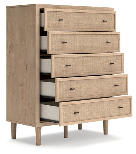 Cielden Five Drawer Wide Chest