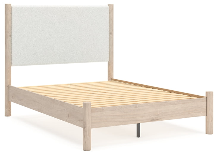 Cadmori  Upholstered Panel Bed