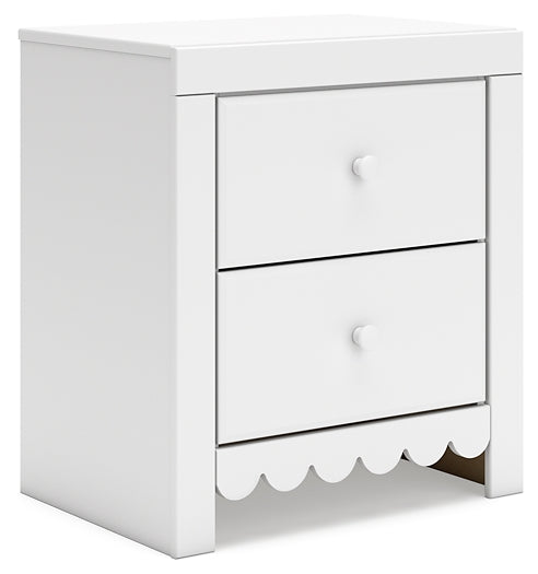 Mollviney Full Panel Headboard with 2 Nightstands