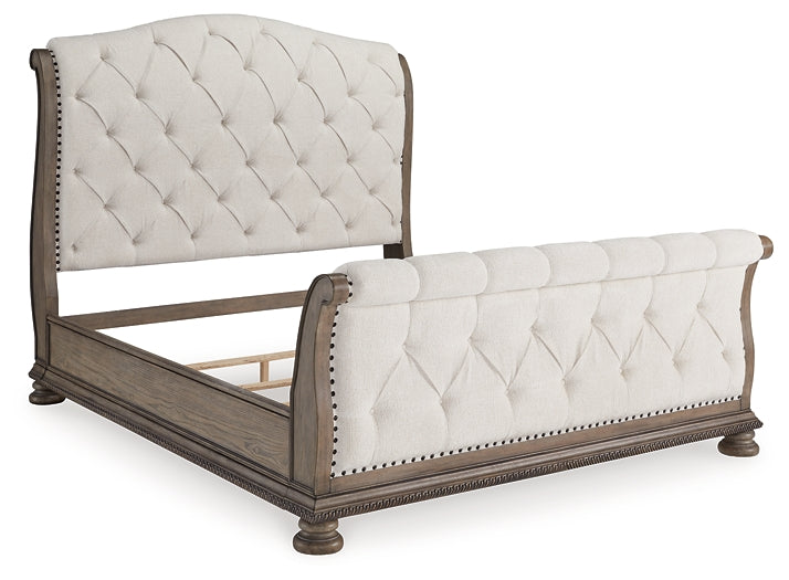 Ardenfield King Upholstered Sleigh Bed