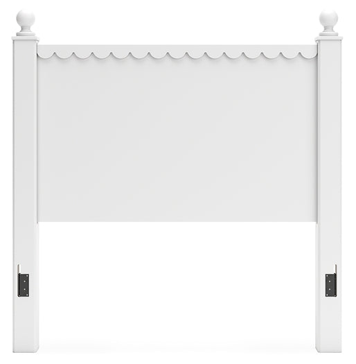 Mollviney Full Panel Headboard with 2 Nightstands