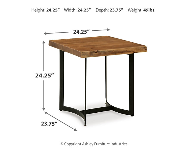 Fortmaine Coffee Table with 1 End Table