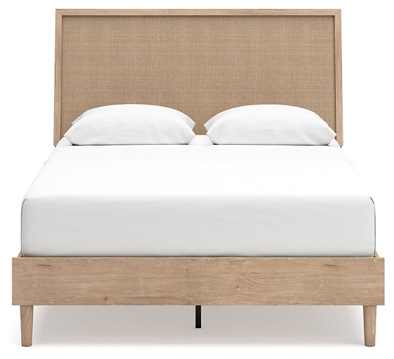 Cielden Queen Panel Bed with 2 Nightstands