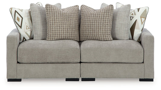 Aslan Court 2-Piece Loveseat Sectional