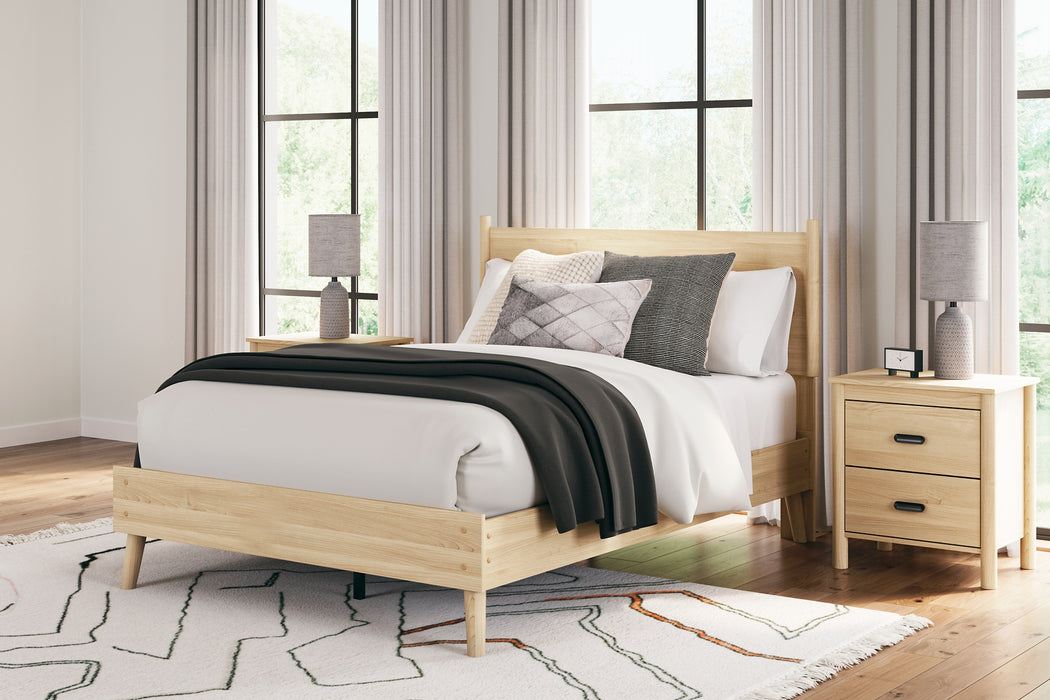 Cabinella Full Platform Panel Bed with Dresser