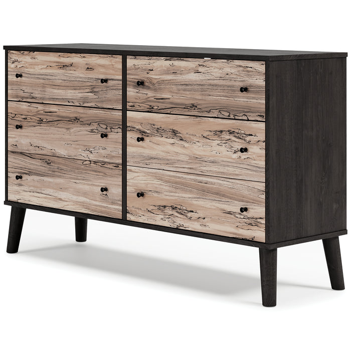 Piperton Queen Panel Headboard with Dresser and Chest