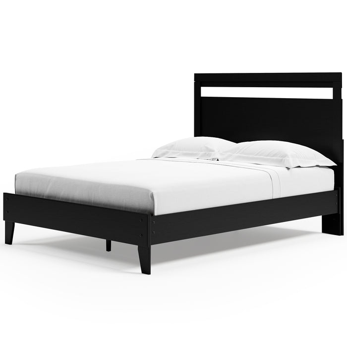 Finch Queen Panel Platform Bed with Dresser and Chest