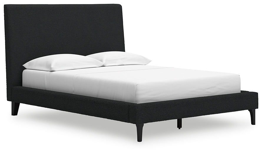 Cadmori Full Upholstered Bed with 2 Nightstands