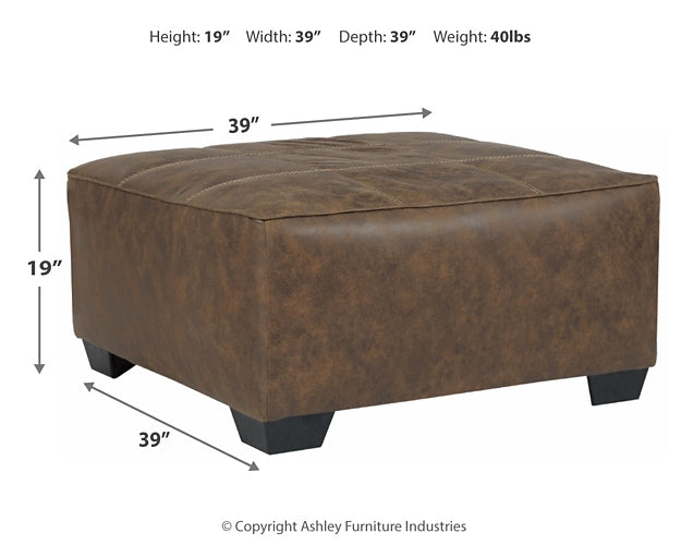 Abalone Oversized Accent Ottoman Homeline Furniture