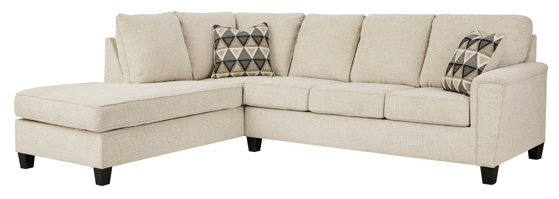 Abinger 2-Piece Sectional with Ottoman Homeline Furniture