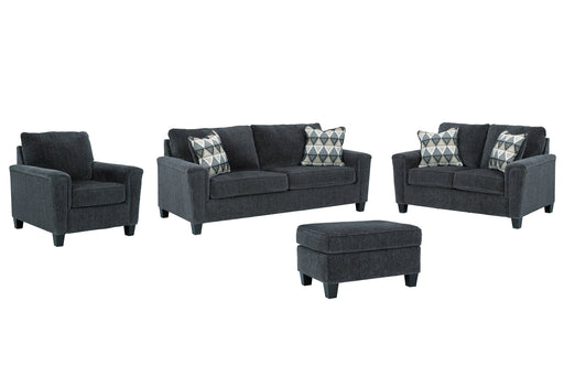 Abinger Sofa, Loveseat, Chair and Ottoman Homeline Furniture