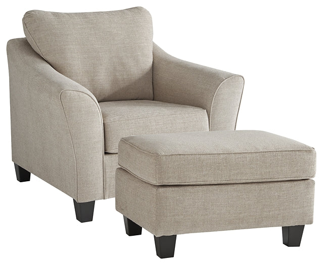 Abney Chair and Ottoman Homeline Furniture