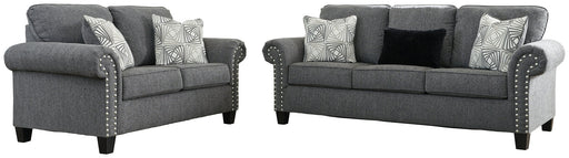 Agleno Sofa and Loveseat Homeline Furniture