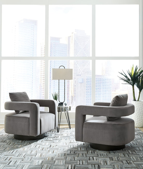 Alcoma Swivel Accent Chair Homeline Furniture