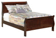 Alisdair Queen Sleigh Bed with Mirrored Dresser and Chest Homeline Furniture