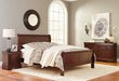 Alisdair Queen Sleigh Bed with Mirrored Dresser and Chest Homeline Furniture