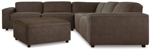 Allena 5-Piece Sectional with Ottoman Homeline Furniture