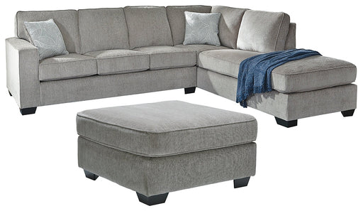 Altari 2-Piece Sectional with Ottoman Homeline Furniture