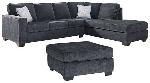 Altari 2-Piece Sectional with Ottoman Homeline Furniture